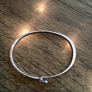 James Avery hammered hook-on bracelet